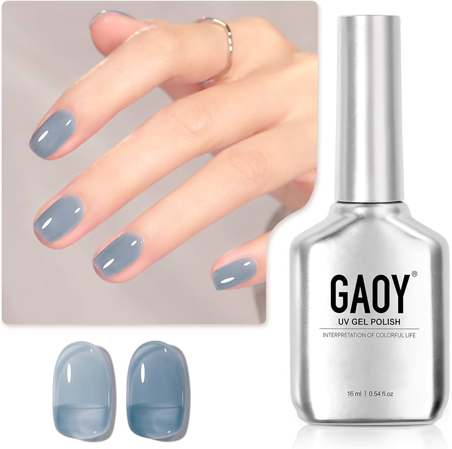 Amazon | GAOY ジェルネイル シアーカラージェル ブルーゼリー ジェル